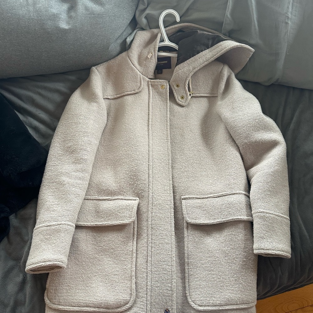 Johnston & Murphy Cream Textured Jacket
